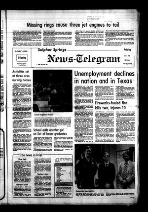 Primary view of object titled 'Sulphur Springs News-Telegram (Sulphur Springs, Tex.), Vol. 105, No. 107, Ed. 1 Friday, May 6, 1983'.