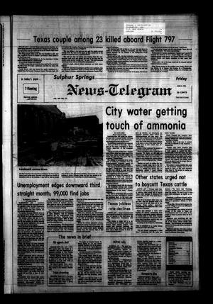 Sulphur Springs News-Telegram (Sulphur Springs, Tex.), Vol. 105, No. 131, Ed. 1 Friday, June 3, 1983