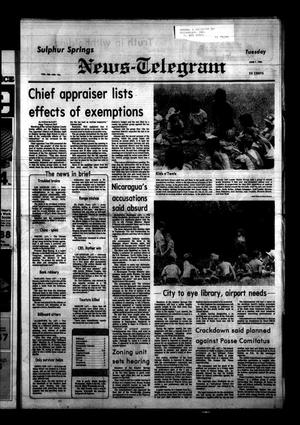 Sulphur Springs News-Telegram (Sulphur Springs, Tex.), Vol. 105, No. 134, Ed. 1 Tuesday, June 7, 1983