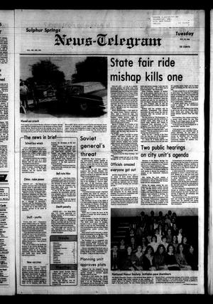 Sulphur Springs News-Telegram (Sulphur Springs, Tex.), Vol. 105, No. 246, Ed. 1 Tuesday, October 18, 1983
