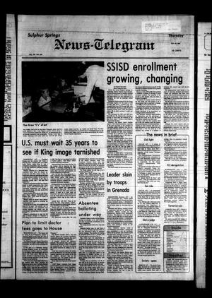 Sulphur Springs News-Telegram (Sulphur Springs, Tex.), Vol. 105, No. 248, Ed. 1 Thursday, October 20, 1983