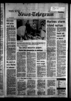 Sulphur Springs News-Telegram (Sulphur Springs, Tex.), Vol. 105, No. 252, Ed. 1 Tuesday, October 25, 1983