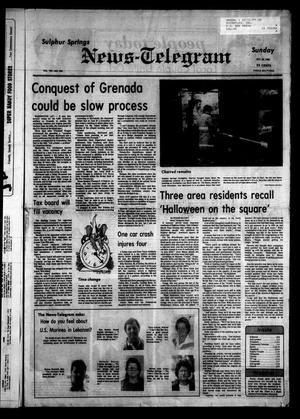 Primary view of object titled 'Sulphur Springs News-Telegram (Sulphur Springs, Tex.), Vol. 105, No. 256, Ed. 1 Sunday, October 30, 1983'.