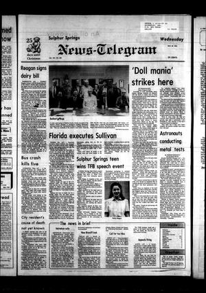 Sulphur Springs News-Telegram (Sulphur Springs, Tex.), Vol. 105, No. 282, Ed. 1 Wednesday, November 30, 1983