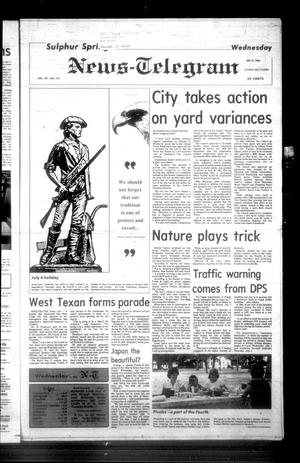 Sulphur Springs News-Telegram (Sulphur Springs, Tex.), Vol. 107, No. 157, Ed. 1 Wednesday, July 3, 1985