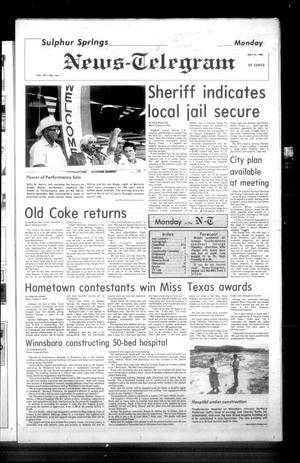 Sulphur Springs News-Telegram (Sulphur Springs, Tex.), Vol. 107, No. 166, Ed. 1 Monday, July 15, 1985