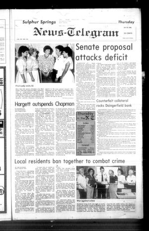 Sulphur Springs News-Telegram (Sulphur Springs, Tex.), Vol. 107, No. 175, Ed. 1 Thursday, July 25, 1985