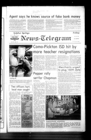 Sulphur Springs News-Telegram (Sulphur Springs, Tex.), Vol. 107, No. 176, Ed. 1 Friday, July 26, 1985