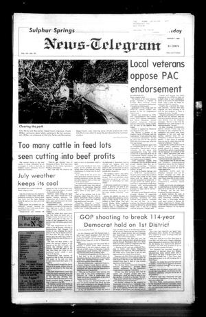 Sulphur Springs News-Telegram (Sulphur Springs, Tex.), Vol. 107, No. 181, Ed. 1 Thursday, August 1, 1985