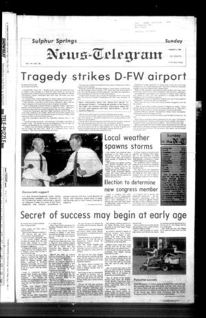 Primary view of object titled 'Sulphur Springs News-Telegram (Sulphur Springs, Tex.), Vol. 107, No. 183, Ed. 1 Sunday, August 4, 1985'.