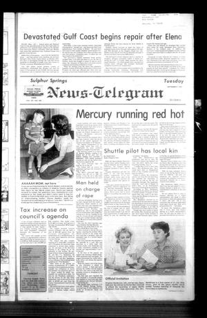 Sulphur Springs News-Telegram (Sulphur Springs, Tex.), Vol. 107, No. 208, Ed. 1 Tuesday, September 3, 1985