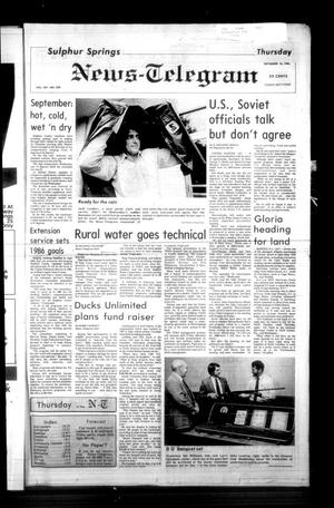 Sulphur Springs News-Telegram (Sulphur Springs, Tex.), Vol. 107, No. 228, Ed. 1 Thursday, September 26, 1985