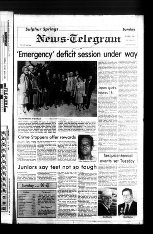 Sulphur Springs News-Telegram (Sulphur Springs, Tex.), Vol. 107, No. 236, Ed. 1 Sunday, October 6, 1985