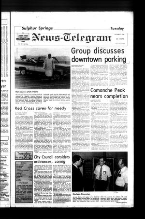 Sulphur Springs News-Telegram (Sulphur Springs, Tex.), Vol. 107, No. 244, Ed. 1 Tuesday, October 15, 1985