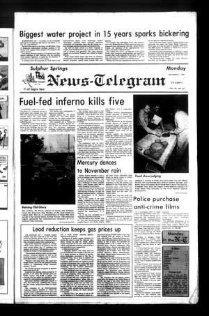 Sulphur Springs News-Telegram (Sulphur Springs, Tex.), Vol. 107, No. 267, Ed. 1 Monday, November 11, 1985