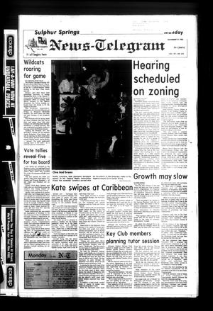 Sulphur Springs News-Telegram (Sulphur Springs, Tex.), Vol. 107, No. 273, Ed. 1 Monday, November 18, 1985