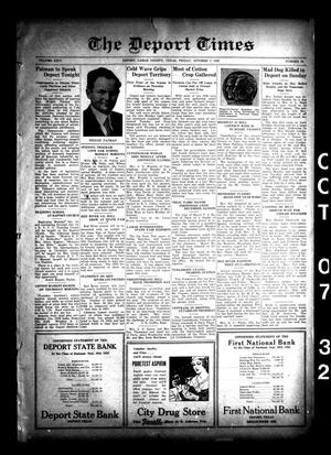 The Deport Times (Deport, Tex.), Vol. 24, No. 35, Ed. 1 Friday, October 7, 1932