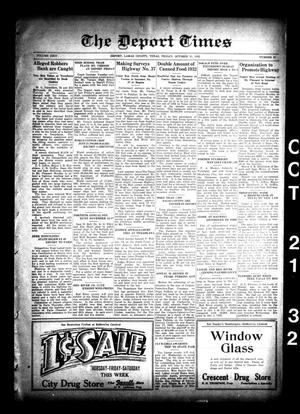The Deport Times (Deport, Tex.), Vol. 24, No. 37, Ed. 1 Friday, October 21, 1932