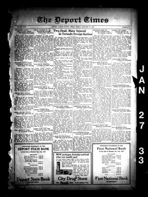 The Deport Times (Deport, Tex.), Vol. 24, No. 51, Ed. 1 Friday, January 27, 1933