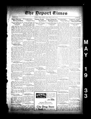 The Deport Times (Deport, Tex.), Vol. 25, No. 15, Ed. 1 Friday, May 19, 1933