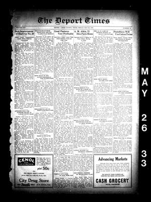 The Deport Times (Deport, Tex.), Vol. 25, No. 16, Ed. 1 Friday, May 26, 1933