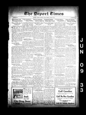 The Deport Times (Deport, Tex.), Vol. 25, No. 18, Ed. 1 Friday, June 9, 1933