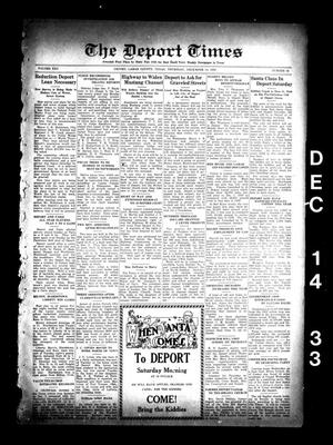 The Deport Times (Deport, Tex.), Vol. 25, No. 45, Ed. 1 Thursday, December 14, 1933