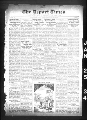 The Deport Times (Deport, Tex.), Vol. 25, No. 51, Ed. 1 Thursday, January 25, 1934