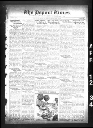 The Deport Times (Deport, Tex.), Vol. 26, No. 10, Ed. 1 Thursday, April 12, 1934