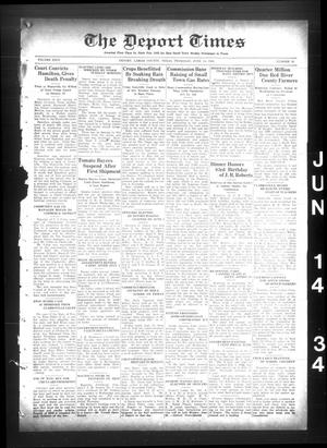 The Deport Times (Deport, Tex.), Vol. 26, No. 18, Ed. 1 Thursday, June 14, 1934