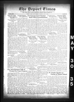 The Deport Times (Deport, Tex.), Vol. 27, No. 17, Ed. 1 Thursday, May 30, 1935