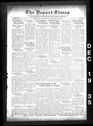The Deport Times (Deport, Tex.), Vol. 27, No. 46, Ed. 1 Thursday, December 19, 1935