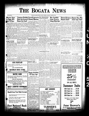 The Bogata News (Bogata, Tex.), Vol. 40, No. 35, Ed. 1 Friday, June 20, 1952