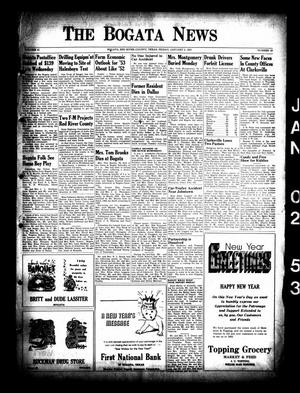 The Bogata News (Bogata, Tex.), Vol. 41, No. 10, Ed. 1 Friday, January 2, 1953