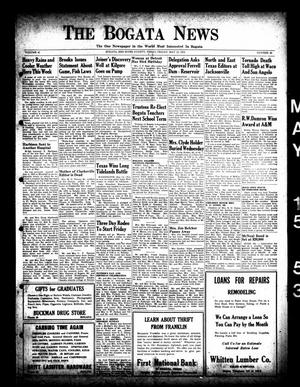 The Bogata News (Bogata, Tex.), Vol. 41, No. 30, Ed. 1 Friday, May 15, 1953