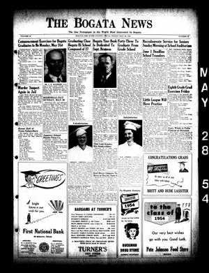 The Bogata News (Bogata, Tex.), Vol. 42, No. 32, Ed. 1 Friday, May 28, 1954