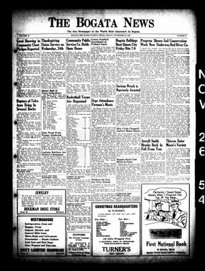 The Bogata News (Bogata, Tex.), Vol. 43, No. 6, Ed. 1 Friday, November 26, 1954