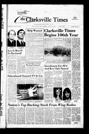 The Clarksville Times (Clarksville, Tex.), Vol. 106, No. 1, Ed. 1 Thursday, January 19, 1978