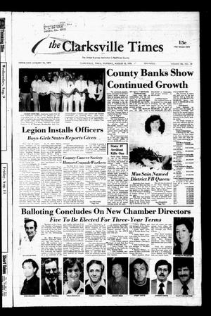 The Clarksville Times (Clarksville, Tex.), Vol. 106, No. 58, Ed. 1 Thursday, August 10, 1978
