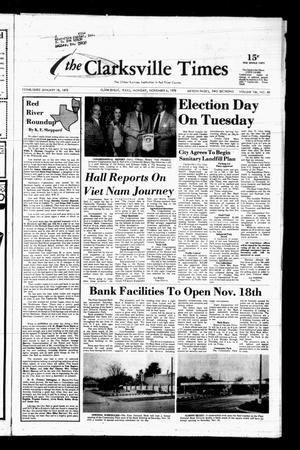 The Clarksville Times (Clarksville, Tex.), Vol. 106, No. 83, Ed. 1 Monday, November 6, 1978