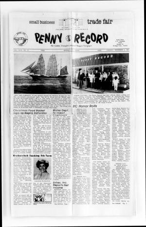 Penny Record (Bridge City, Tex.), Vol. 29, No. 22, Ed. 1 Tuesday, November 3, 1987