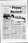 Thumbnail image of item number 1 in: 'The Penny Record (Bridge City, Tex.), Vol. 30, No. 16, Ed. 1 Tuesday, August 30, 1988'.