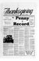 Thumbnail image of item number 1 in: 'The Penny Record (Bridge City, Tex.), Vol. 30, No. 28, Ed. 1 Tuesday, November 22, 1988'.