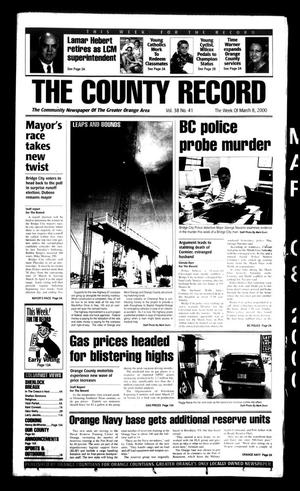 Primary view of object titled 'The Penny Record (Bridge City, Tex.), Vol. 38, No. 41, Ed. 1 Wednesday, March 8, 2000'.