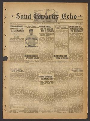 Saint Edward's Echo (Austin, Tex.), Vol. 11, No. 5, Ed. 1 Wednesday, December 4, 1929