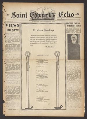 Saint Edward's Echo (Austin, Tex.), Vol. 18, No. 7, Ed. 1 Wednesday, December 16, 1936