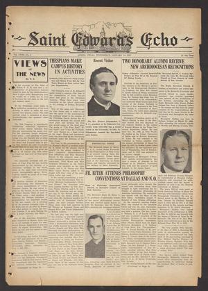 Saint Edward's Echo (Austin, Tex.), Vol. 18, No. 8, Ed. 1 Wednesday, January 13, 1937