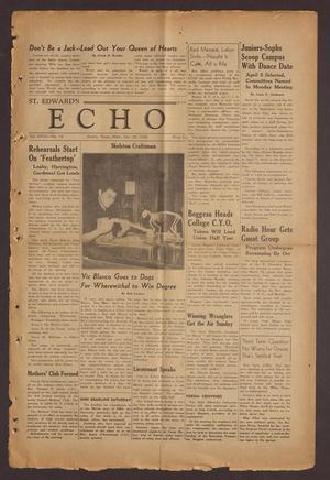 St. Edward's Echo (Austin, Tex.), Vol. 23, No. 18, Ed. 1 Wednesday, February 28, 1940