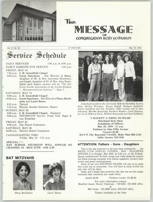 The Message, Volume 6, Number 33, May 1979