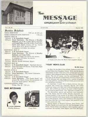 The Message, Volume 5, Number 36, May 1978